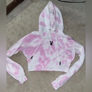 PLAYBOY CROPPED HOODIE